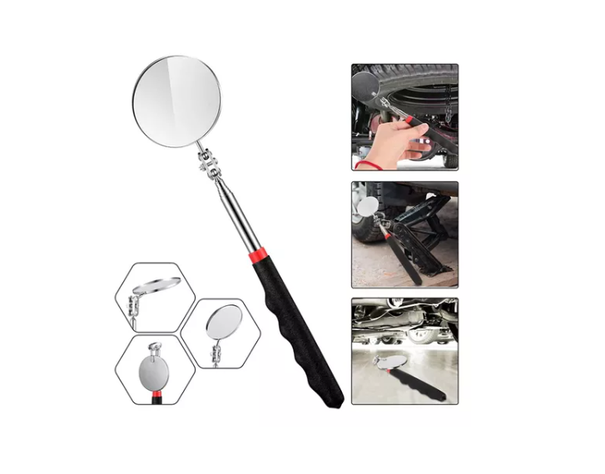 Set De Inspeccion Automotriz Espejo E Imán Telescopico 4 Pzs-4