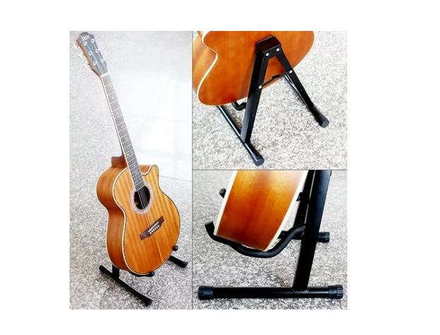 Soporte Atril Guitarra Y Bajo Plegable-1