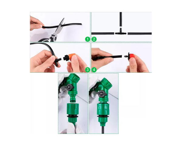 Kit De Riego Sistema Automático Goteo 40m 164pcs-2
