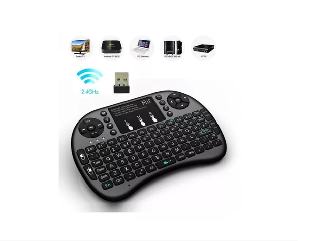 Mini Teclado Inalambrico Con Mouse Touchpad-2