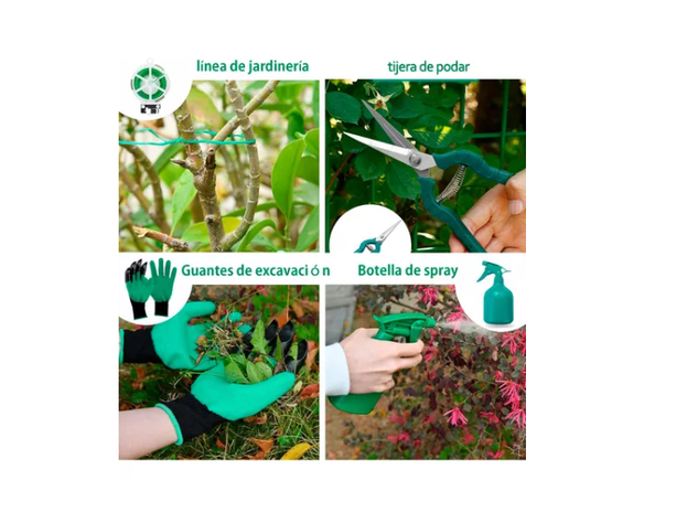 Set 11 Piezas Herramientas Jardinería Huerto Plantas Jardin-3