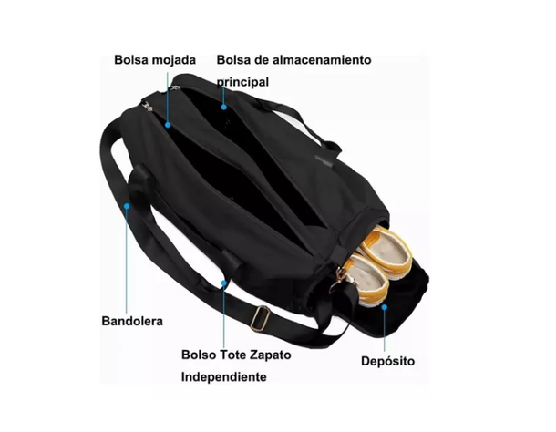 Bolsa Deportiva Gran Capacidad Para Gym, Viajes Impermeable-2