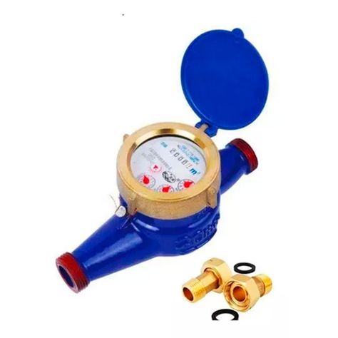 Medidor Remarcador De Agua Con Conexión 1/2 (15mm)-0