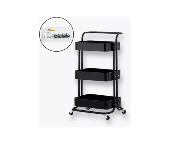 Carrito Organizador Almacenamiento 3 Niveles Con Ruedas-1