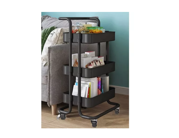 Carrito Organizador Almacenamiento 3 Niveles Con Ruedas-3