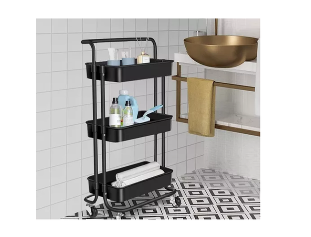 Carrito Organizador Almacenamiento 3 Niveles Con Ruedas-4