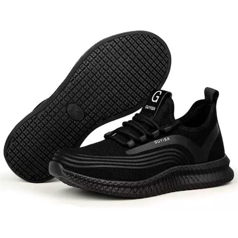 Zapatilla De Seguridad Industrial Transpirables Punta Rigida -0
