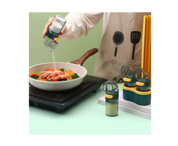 Botellas Dispensador De Especias De Cocina Sal -4