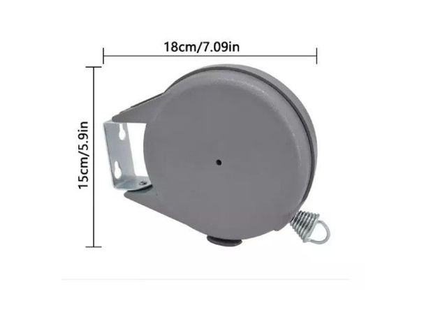 Tendedero Retractil Colgador Acero Inoxidable Ropa-2