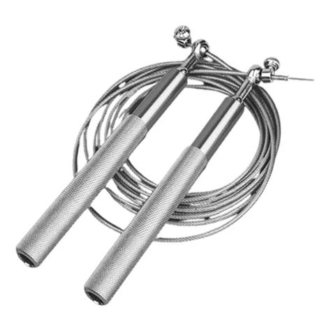 Cuerda Saltar Velocidad Aluminio Ajustable-0