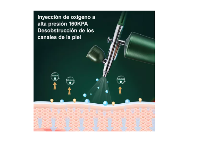 Kit De Aerógrafo Profesional Recargable Inalámbrico Portátil-6