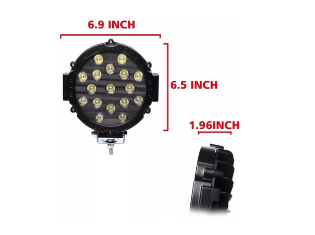 FocoLuz Led Cree Dc 10-30v 51w-1