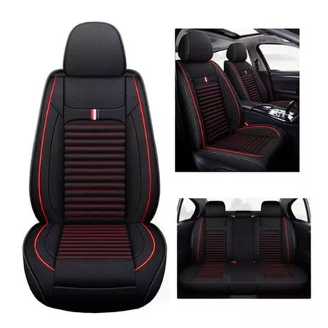 Set 5 Funda Cubre Asiento Universal Tela Forro Asiento-0