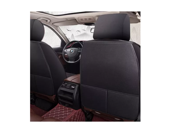 Set 5 Funda Cubre Asiento Universal Tela Forro Asiento-1
