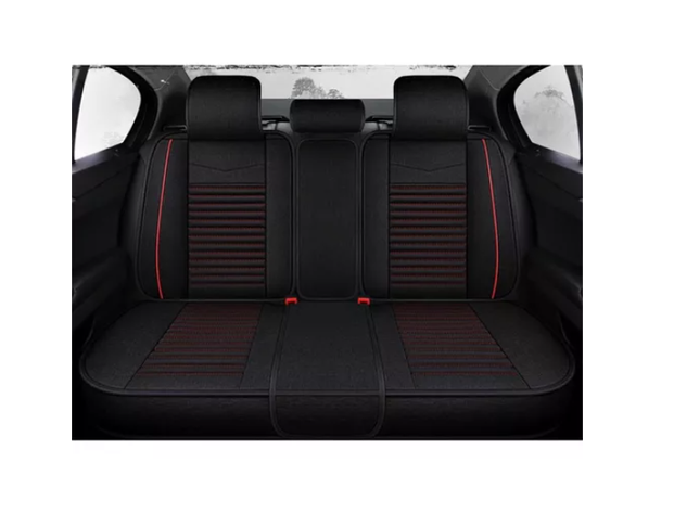 Set 5 Funda Cubre Asiento Universal Tela Forro Asiento-2