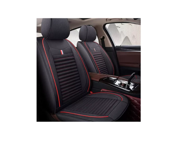 Set 5 Funda Cubre Asiento Universal Tela Forro Asiento-3