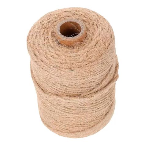 Cuerda Cañamo Yute 300 Mts 3 Mm Soga Decoración Artesanías-0
