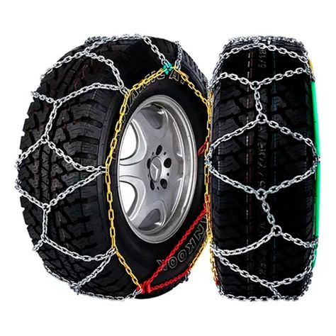 Cadena Para Nieve Barro Antideslizante Auto Par 12mm Kn-130 -0
