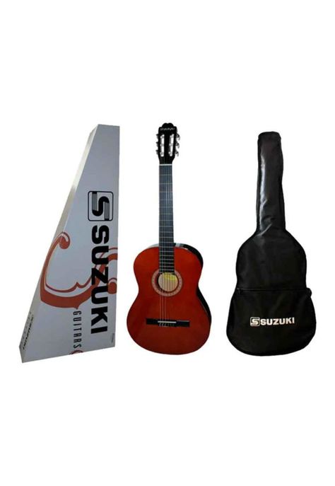 Guitarra Clasica Suzuki Nylon (Nt)+Funda De Nylon SCG-2 4/4-1