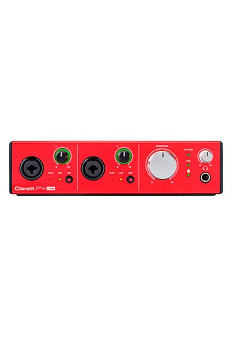 Interfaz De Audio Focusrite Usb 10 Entradas Y 4 Salidas Clarett CLARETT 2 PRE USB-3