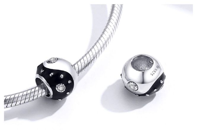 Charm dije abalorio Ying Yang plata 925 -2