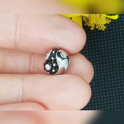 Charm dije abalorio Ying Yang plata 925 -3