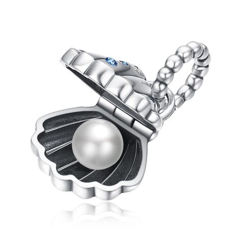 Charm dije abalorio ostra almeja plata 925 -0