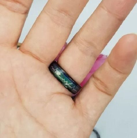 Anillo del humor cambia de color con temperatura térmico talla 8-2