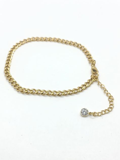 Tobilleras eslabones Pulseras Tobillo Ajustable Bohemia enchapada en oro 18k-0