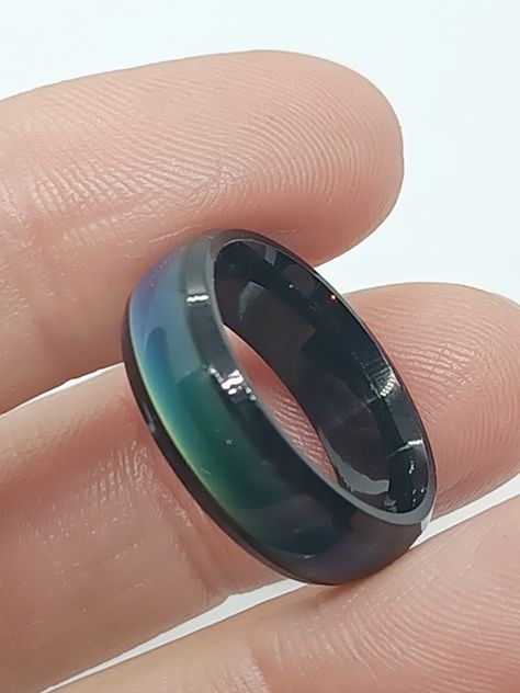 Anillo del humor cambia de color con temperatura térmico talla 6-3