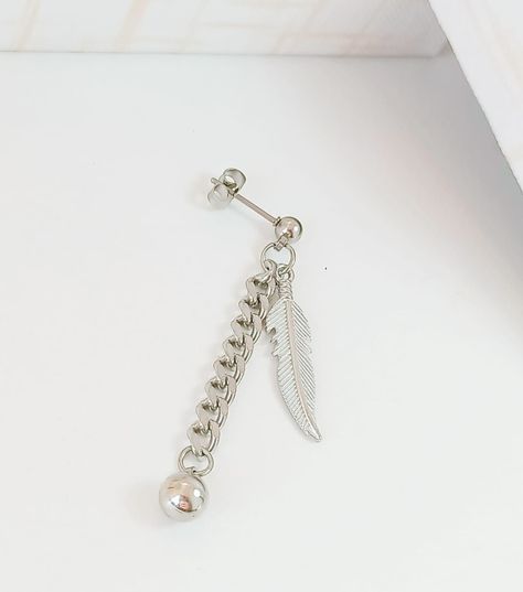 Aro Largo Kpop Pluma Cadena Eslabon Cosplay Punk Drop Unidad-5