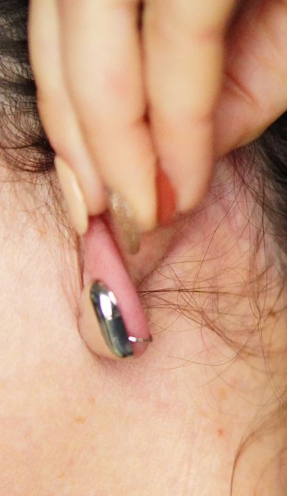 Aros Sin Perforacion corazon chunky bañado En plata-6