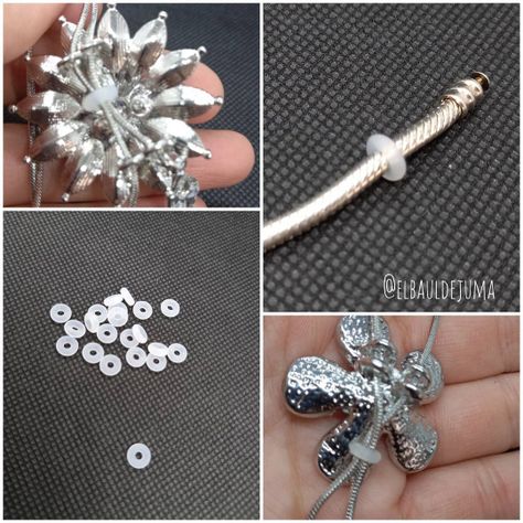 Gomas clip tapón para pulsera o colgantes diseño joyas-1