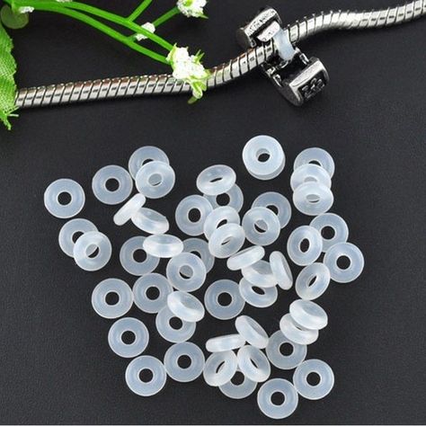 Gomas clip tapón para pulsera o colgantes diseño joyas-3