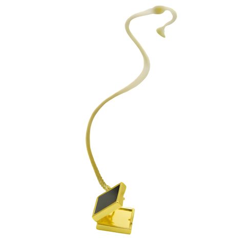 Colgante Relicario Negro Collar Guardafoto Chapado Oro 18k-0