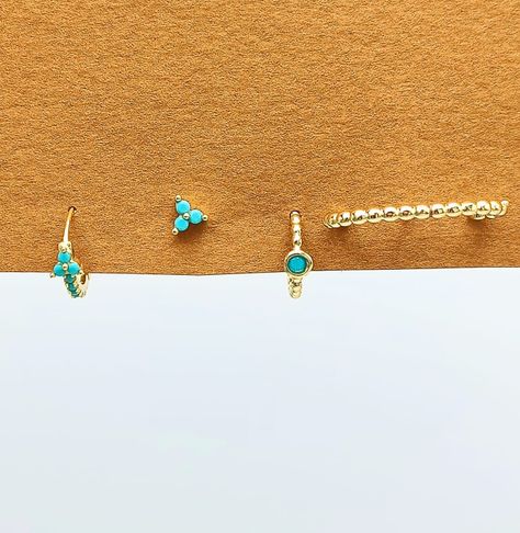 Set Conjunto Huggies modelo Aquarius chapados En Oro 18kl-2