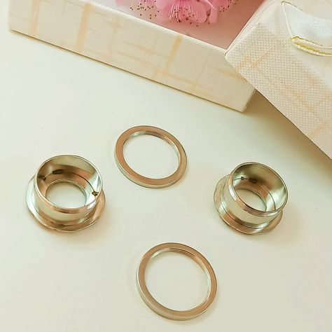 Aros Expansores Oreja Estiradores 18mm Acero Tunel Plug Punk-2