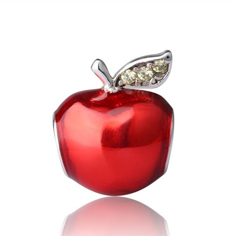 Charm dije plata 925 manzana Blancanieves pulsera colgante -0