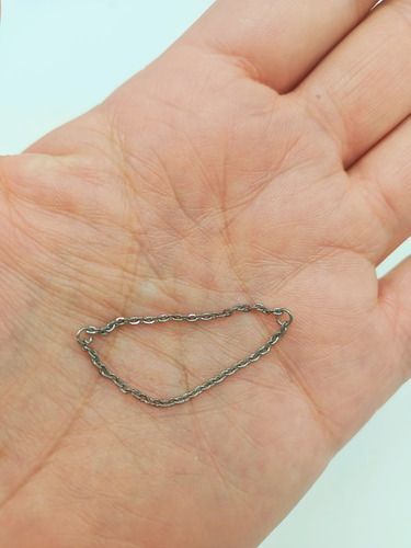 Cadena Piercing Nasal Conectora Doble F136 G23 Titanio-1