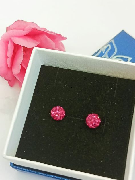 Aros Punto De Luz Bola De Fuego fucsia-1