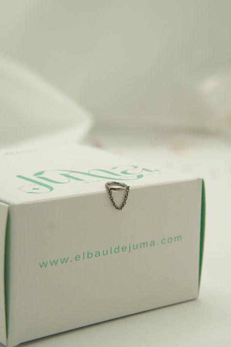 Piercing Septum Cadena 16g Astm F136 Titanio -2
