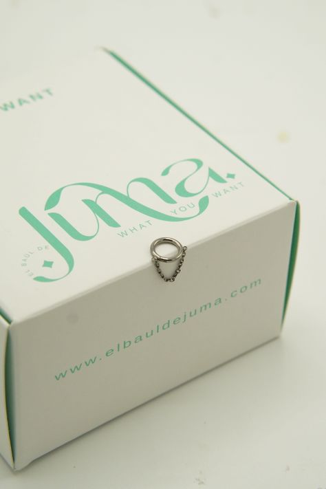 Piercing Septum Cadena 16g Astm F136 Titanio -4