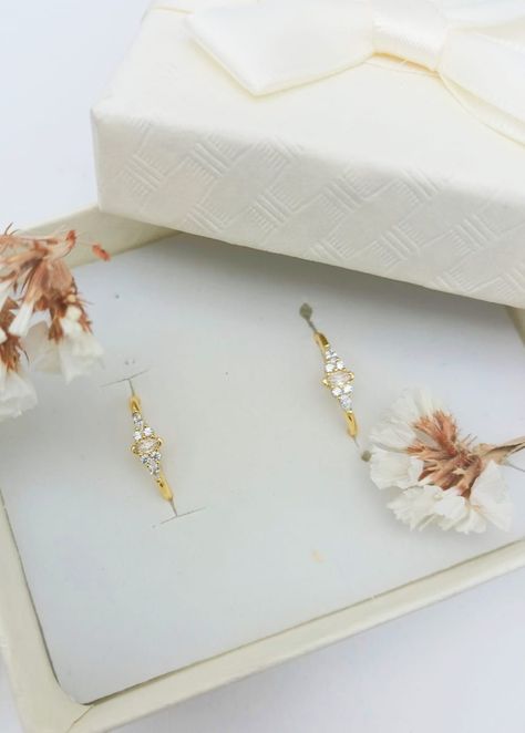 Aros Envolventes Modelo Lucero Plata S925 Chapada En Oro 18k-4