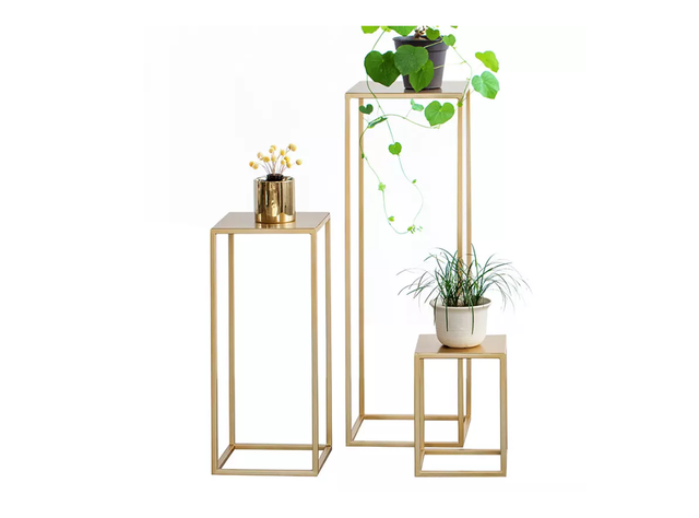 Pedestal cuadrado para plantas gold S M y L-0