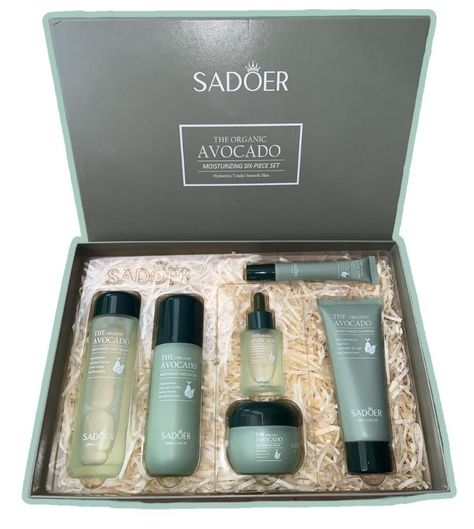 ORGANIC AVOCADO MOISTURIZING SIX-PIECE SET:-0