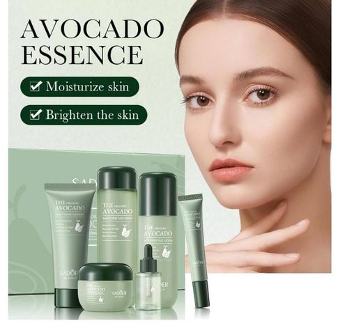 ORGANIC AVOCADO MOISTURIZING SIX-PIECE SET:-1