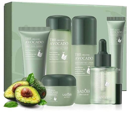 ORGANIC AVOCADO MOISTURIZING SIX-PIECE SET:-2