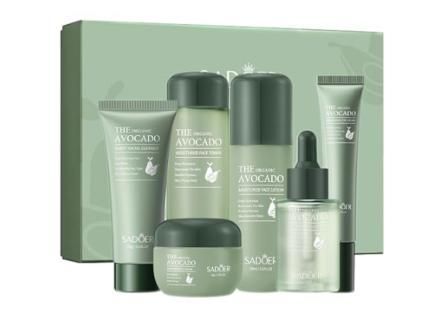 ORGANIC AVOCADO MOISTURIZING SIX-PIECE SET:-6