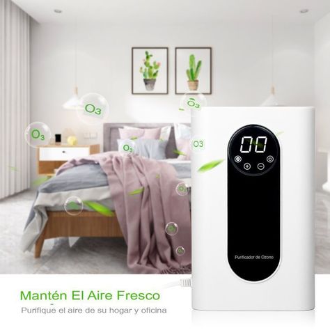 Generador de Ozono e Ionizador doméstico digital -4