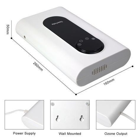 Generador de Ozono e Ionizador doméstico digital -7